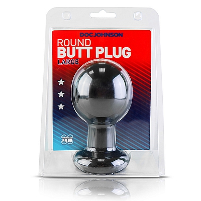 Анальная пробка большого размера Round Butt Plugs Large