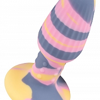 Анальная втулка трехцветная Joy Tricolour Butt Plug You2Toys