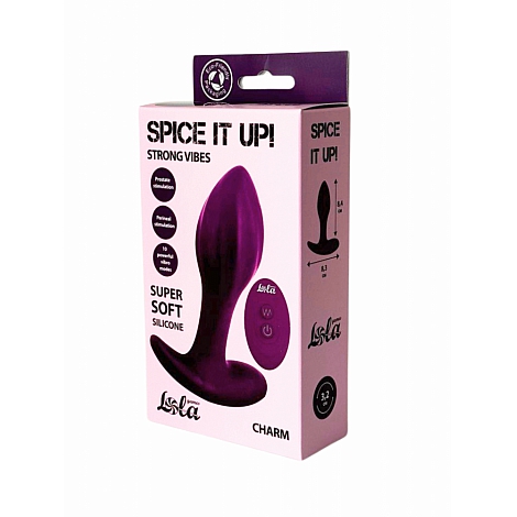 Перезаряжаемая анальная пробка Space It Up Charm, 8,4 см