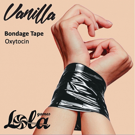 Скотч-лента для бондажа Vanilla Oxytocin Black