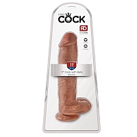 Фаллоимитатор King Cock 11" Cock with Balls