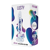 Фаллоимитатор на присоске Lusty Jelly Dildo, 18 см