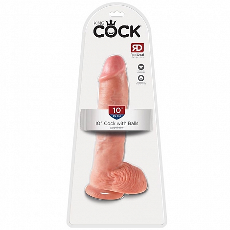 Фаллоимитатор King Cock 10" Cock with Balls