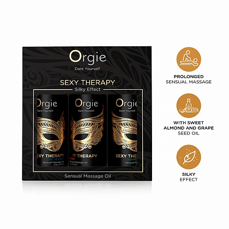 Набор массажных масел Orgie Sexy Therapy mini size collection, 3 X 30 мл