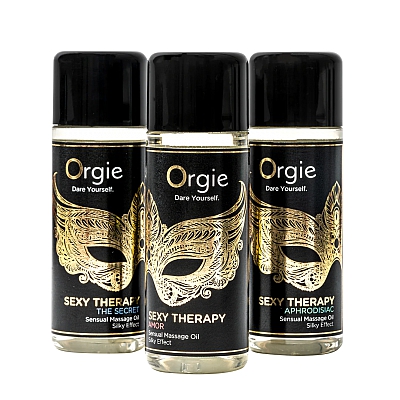 Набор массажных масел Orgie Sexy Therapy mini size collection, 3 X 30 мл