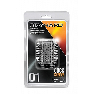 Насадка на пенис Stay Hard Cock Sleeve 01 Clear