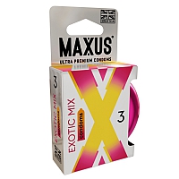 Презервативы MAXUS Exotic Mix, ароматизированные, 3 шт