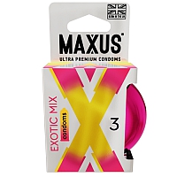 Презервативы MAXUS Exotic Mix, ароматизированные, 3 шт