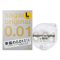 Презервативы Sagami Original 001 полиуретановые 2 шт. Large