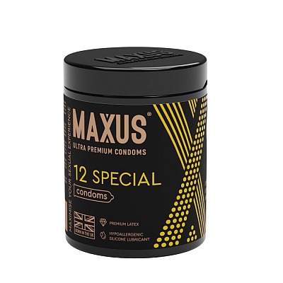 Презервативы точечно-ребристые Maxus Special №12 X-Edition, 12 шт