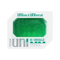 Мастурбатор для двоих Tenga Uni Emerald