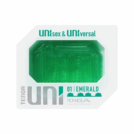 Мастурбатор для двоих Tenga Uni Emerald