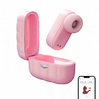 Вакуумный стимулятор BeYourLover Alggie Earphone в виде наушника с приложением