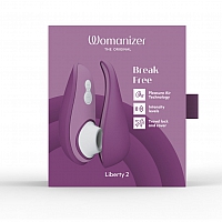 Бесконтактный клиторальный стимулятор фиолетовый Womanizer Liberty 2