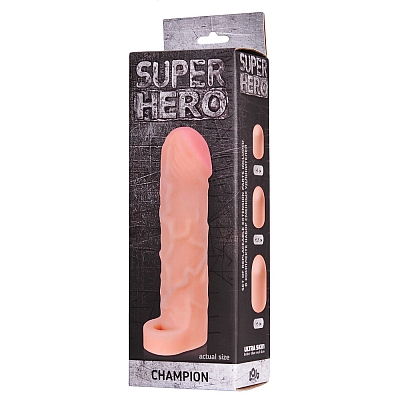 Фаллоудлинитель Super Hero Champion, 17,5 см